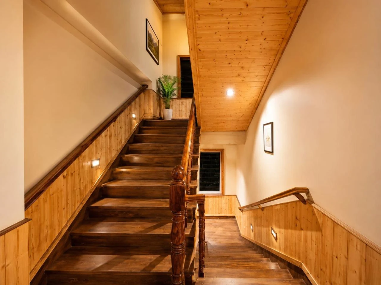 Handcrafted Solid Staircase