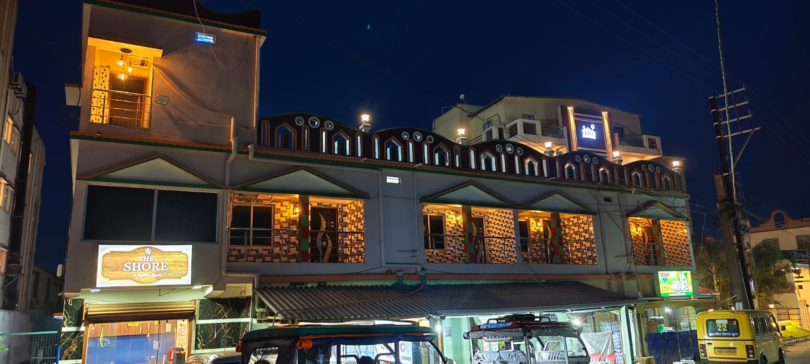 The Shore Sanctuary by Night